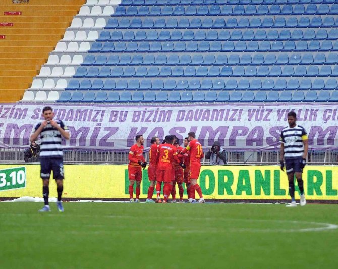 Spor Toto Süper Lig: Kasımpaşa: 2 - Kayserispor: 1 (İ̇lk Yarı)