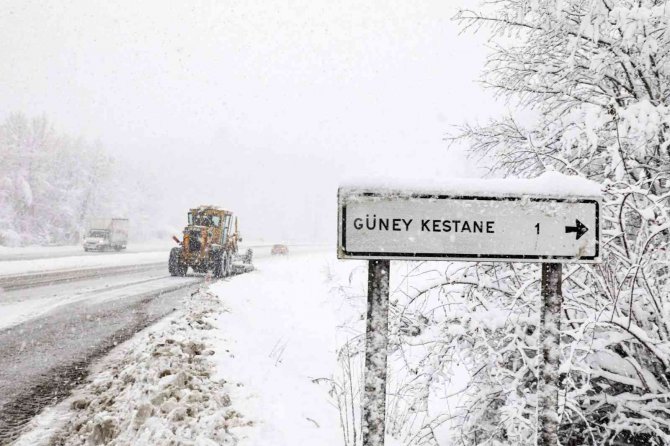 Bursa’da 55 Köy Yolu Kapalı