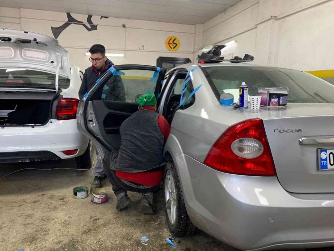 Trafik Kazaları Arttı, Kaportacılarda Yoğunluk Oluştu