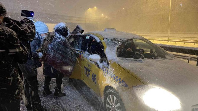 Kar Çilesine Bir De Otobüs Çilesi Eklendi