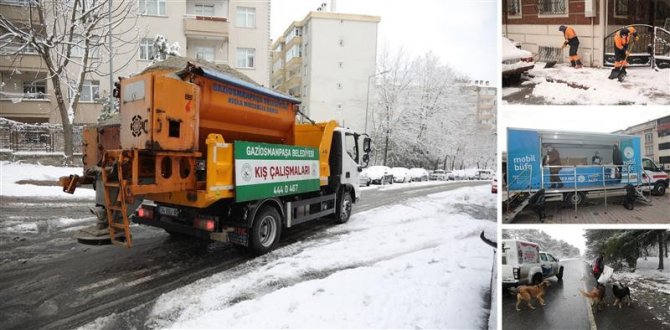 Gaziosmanpaşa Kışla Mücadele Ekipleri 24 Saat Görev Başında
