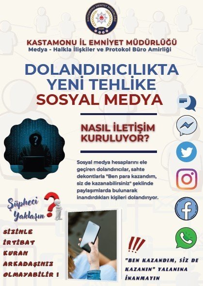 Emniyetten Sosyal Medya Uyarısı: "Sizinle İrtibat Kuran Arkadaşınız Olmayabilir"