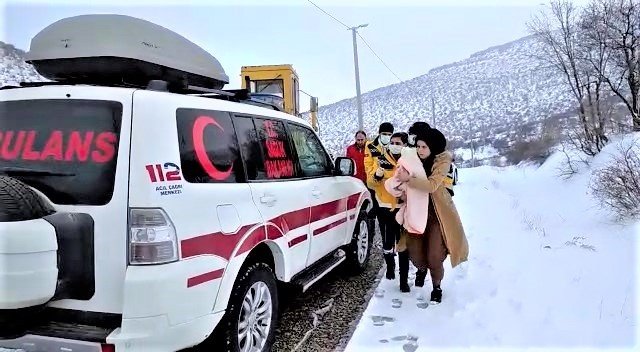 112 Acil Sağlık Ekipleri Açık Kalp Ameliyatı Olan Bebek İçin Seferber Oldu