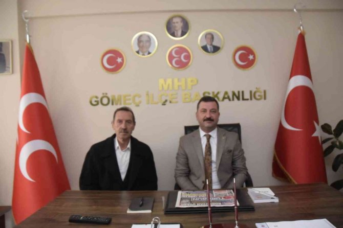 Gömeç’te Mhp İ̇l Başkanı Yüksel Rüzgârı