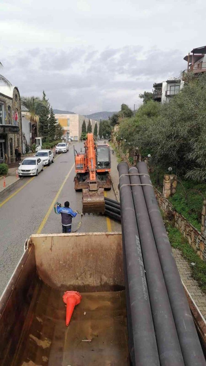 Bodrum’da 6 Kilometrelik İ̇çme Suyu Çalışması