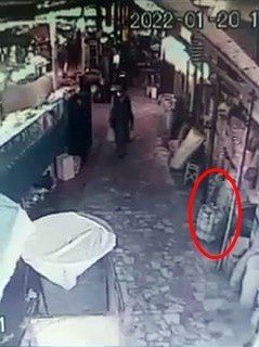 İ̇çi Dolu Pazar Arabasını İşte Böyle Çaldı