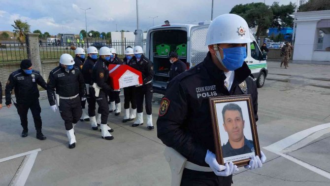 47 Yaşında Kansere Yenik Düşen Polis İçin Tören Düzenlendi