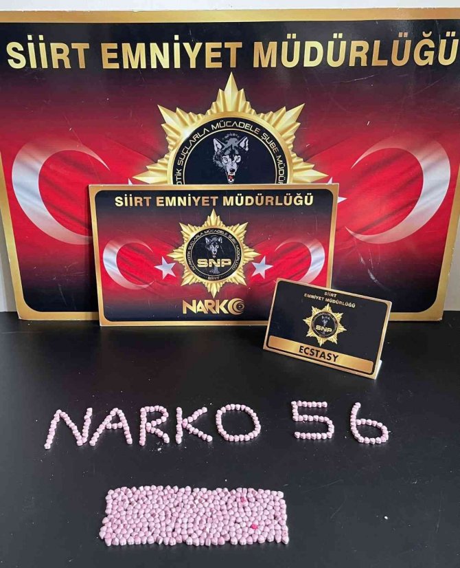 Siirt’te 503 Adet Uyuşturucu Hap Ele Geçirildi