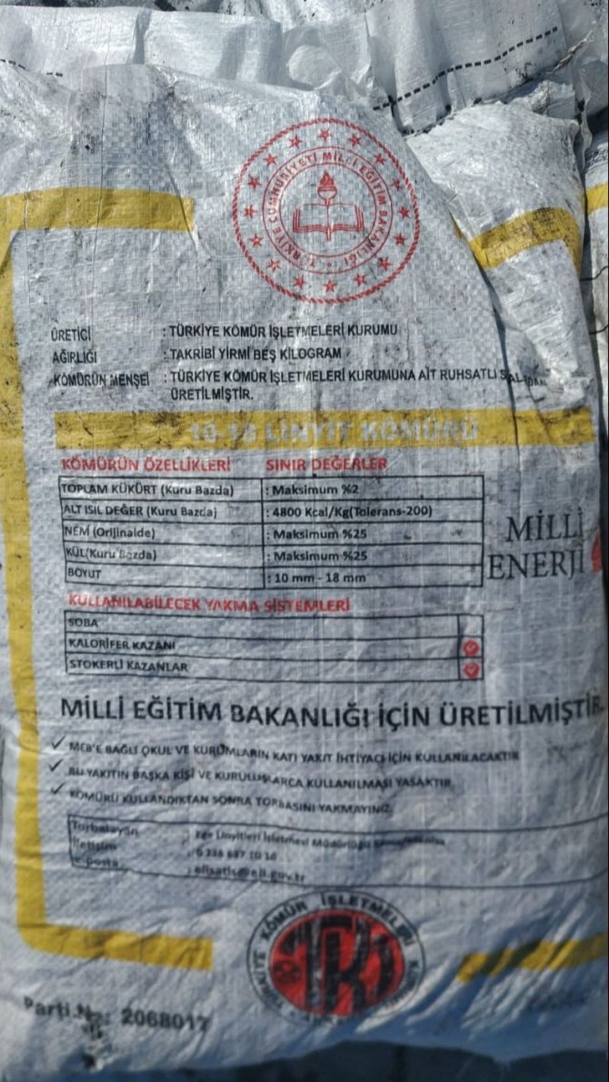 Van’da Çalıntı 125 Torba Kömür Ele Geçirildi