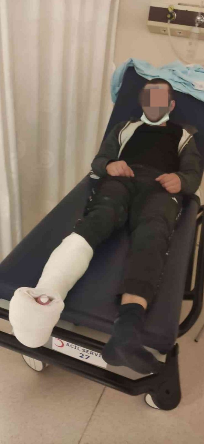Hırsızlık Zanlısı Polisleri Karşısında Görünce İkinci Kattan Birinci Katın Balkonuna Atladı