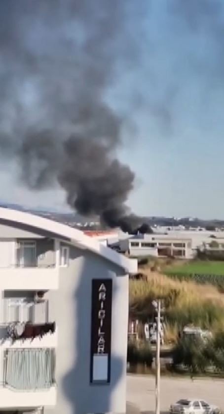 Antalya’da Hurdalık Yangını