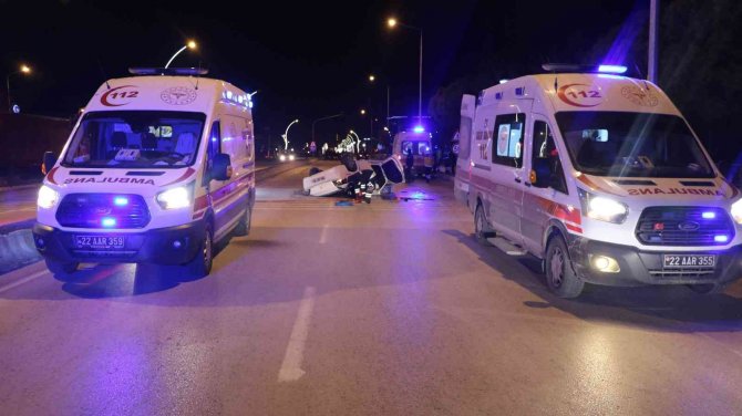 Edirne’de Feci Kaza: 1 Ölü, 3 Yaralı