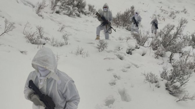 Mehmetçikten Eksi 39 Derecede 7 Metre Kar Kalınlığında Vatan Görevi