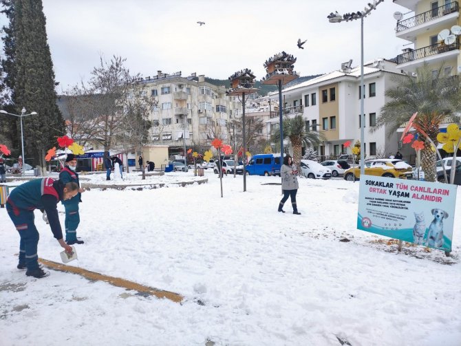 Menteşe’de Can Dostlar Unutulmadı