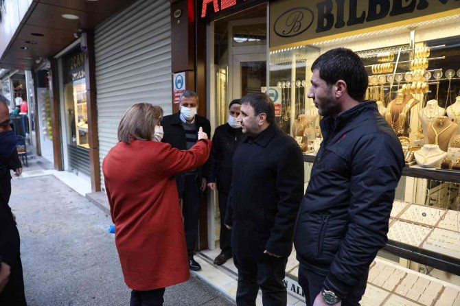 Şahin Gaziler Caddesi’nde İncelemelerde Bulundu