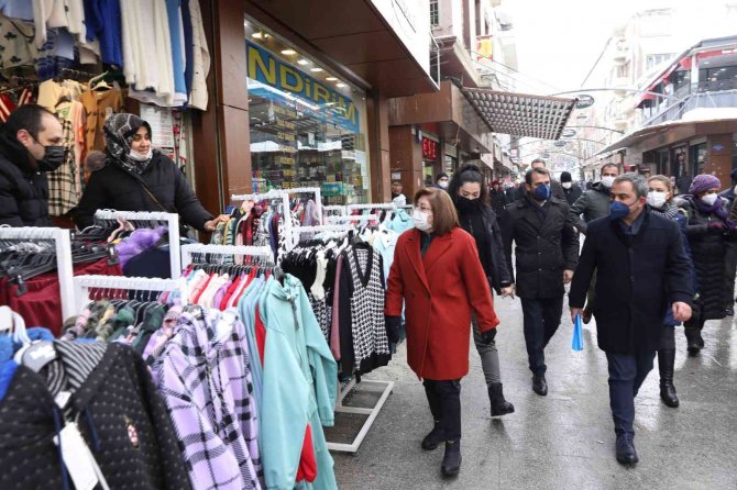 Şahin Gaziler Caddesi’nde İncelemelerde Bulundu
