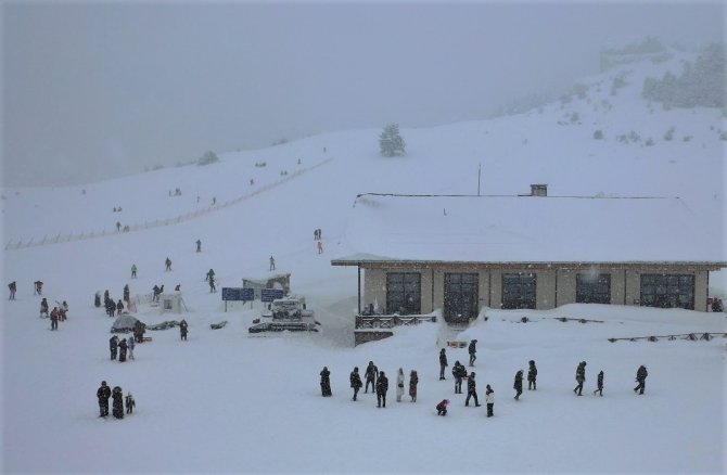 Keltepe Kayak Merkezinde Sömestr Hareketliliği