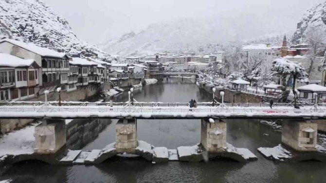 Amasya’da Kartpostallık Kış Masalı
