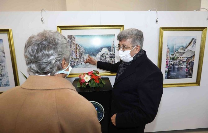 Van’da ‘Sanatta 40. Yıl’ Sulu Boya Resim Sergisi