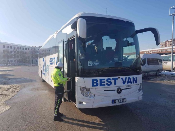 Van’da Otobüslere Yönelik Denetim Yapıldı