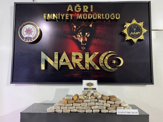 Ağrı’da Uyuşturucu Operasyonu