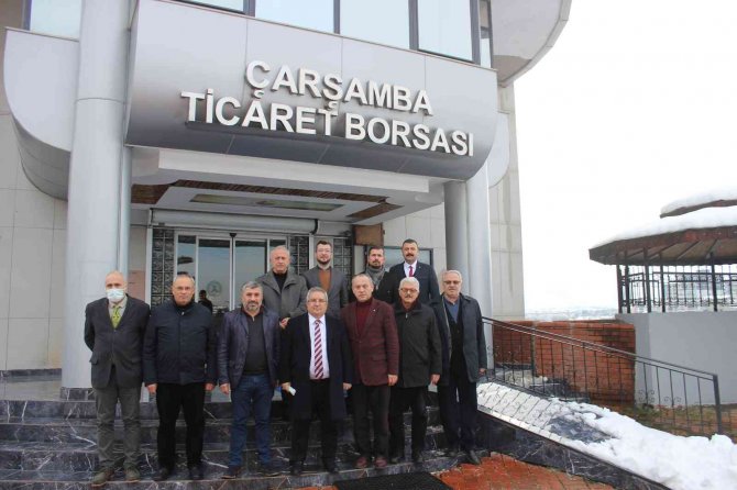 Çarşamba Ticaret Borsası, İlçe Protokolünü Ağırladı