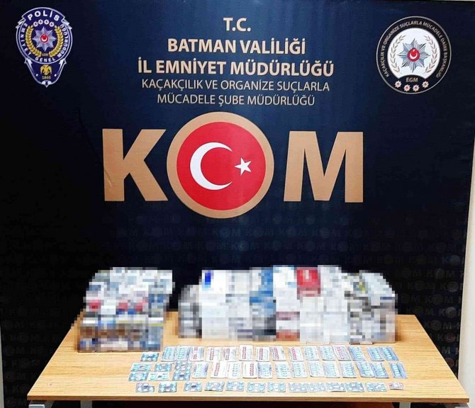 Batman’da Çok Sayıda Kaçak Ürün Ele Geçirildi