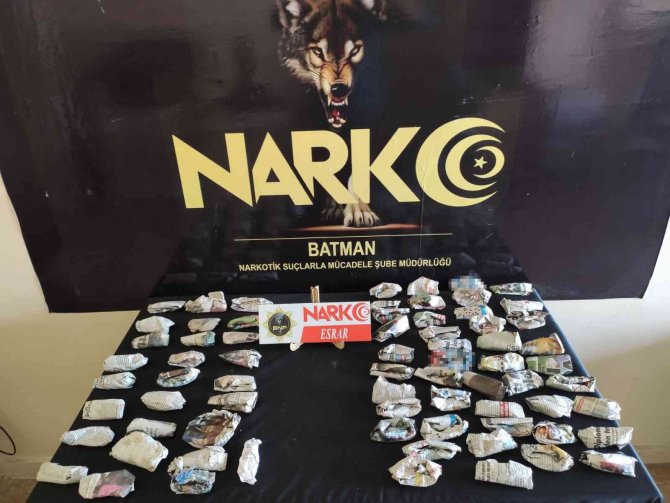 Batman’da 28 Buçuk Kilo Esrar Ele Geçirildi: 1 Kişi Tutuklandı
