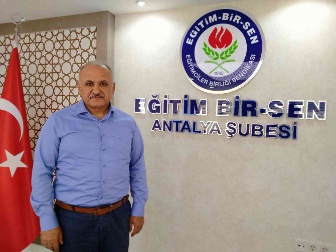 Eğitim Bir Sen Antalya Şube Başkanı Miran: “Eğitimdeki Kronikleşen Sorunlara Çözüm Bulunmalı”