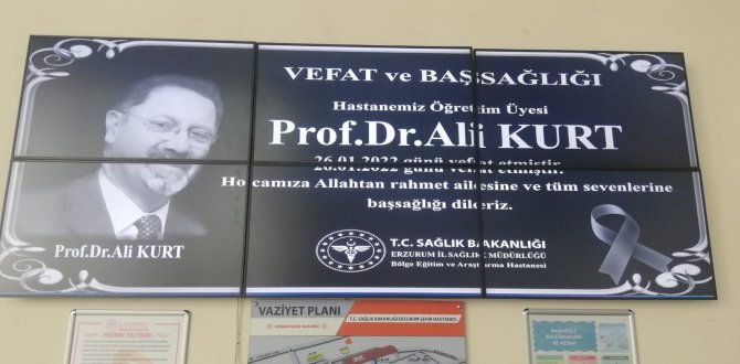 Prof. Dr. Ali Kurt Covid-19’a Yenik Düştü