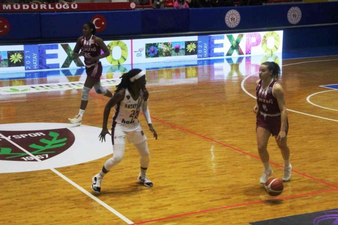 Kadınlar Basketbol Süper Ligi: Hatayspor: 103 - Elazığ İ̇l Özel İ̇dare: 51