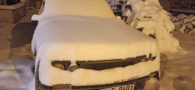 Yeşilhisar’da Kar Kalınlığı 20 Santimetreye Ulaştı