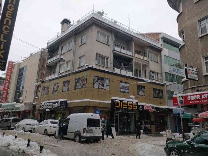 Konya’da Apartmanın Çatı Katında Yangın