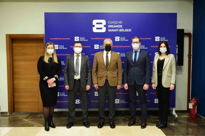 Rus Heyetinden Eskişehir Osb’ye İş Birliği Ziyareti