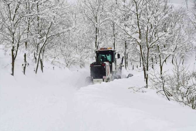 ‘Saklı Cennet‘te Karla Mücadele