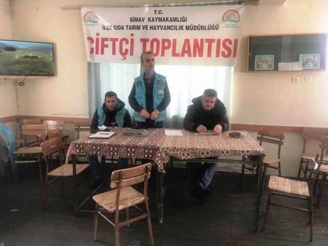 Simav’da Çiftçi Bilgilendirme Toplantısı