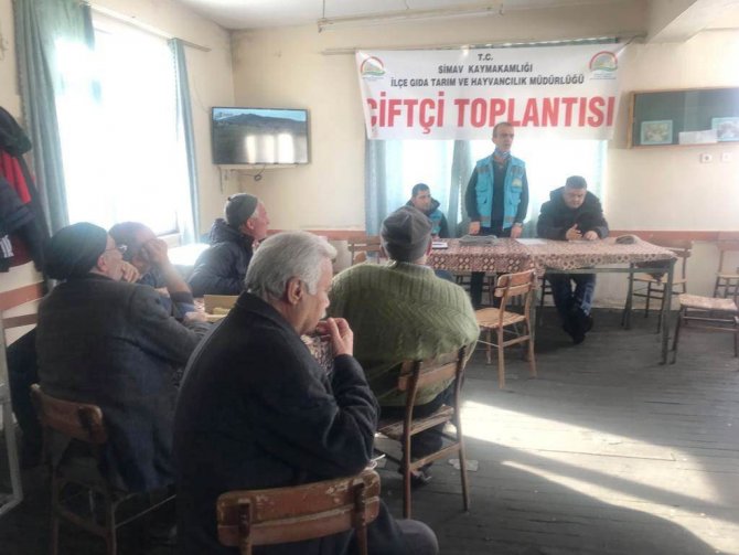 Simav’da Çiftçi Bilgilendirme Toplantısı