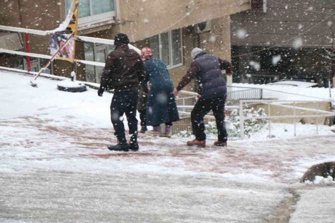 Samsun’da Yoğun Kar Yağışı