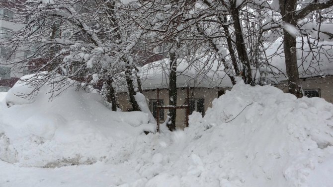 Bitlis’te Kar Esareti Devam Ediyor