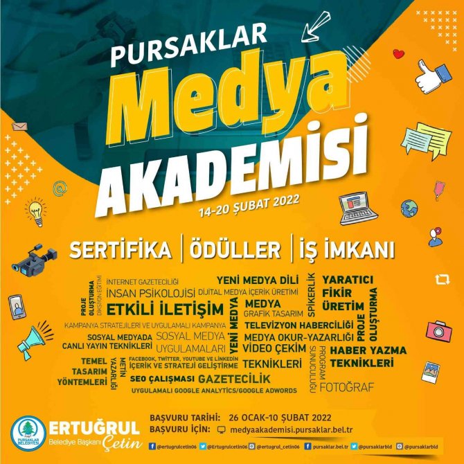 Pursaklar Medya Akademisi Başlıyor