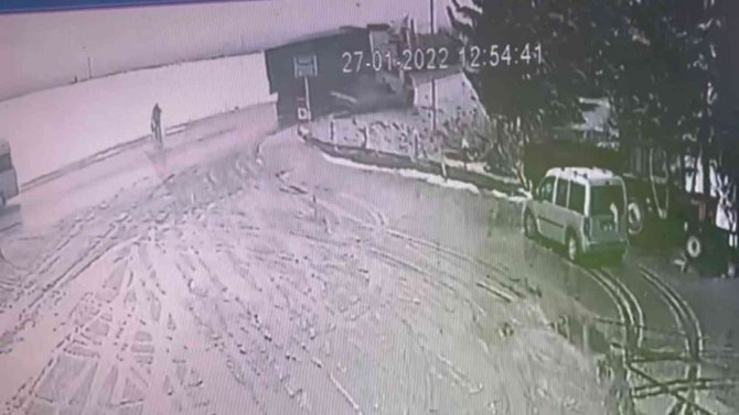 Kıl Payı Atlatılan Facia Kamerada