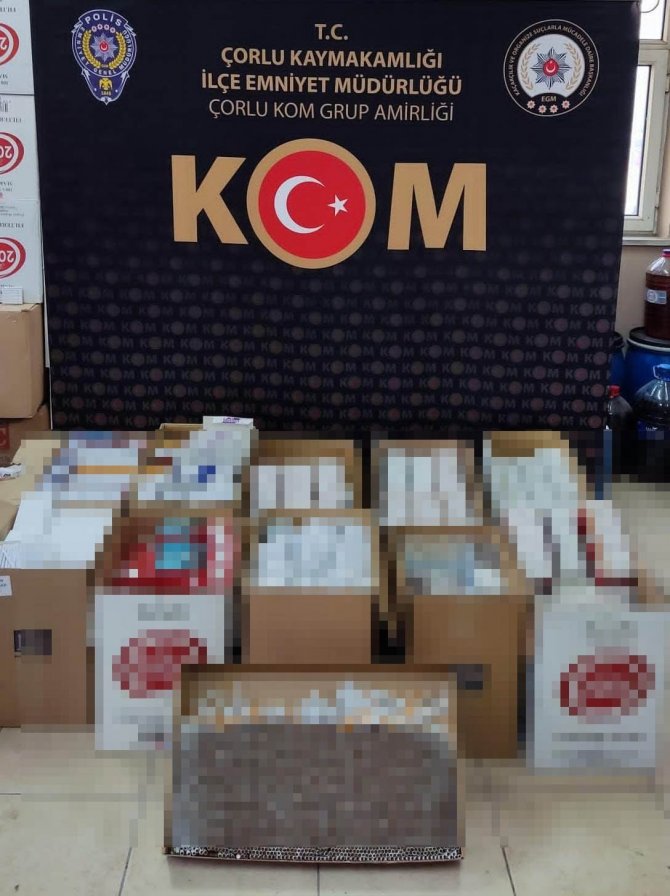 Tekirdağ’da Makaron Operasyonu: 9 Gözaltı