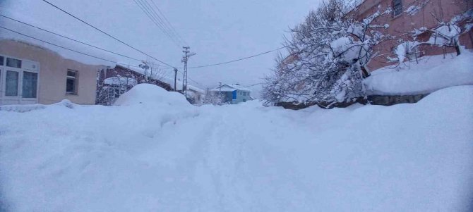 Tunceli’de Ev Ve Arabalar Kara Gömüldü
