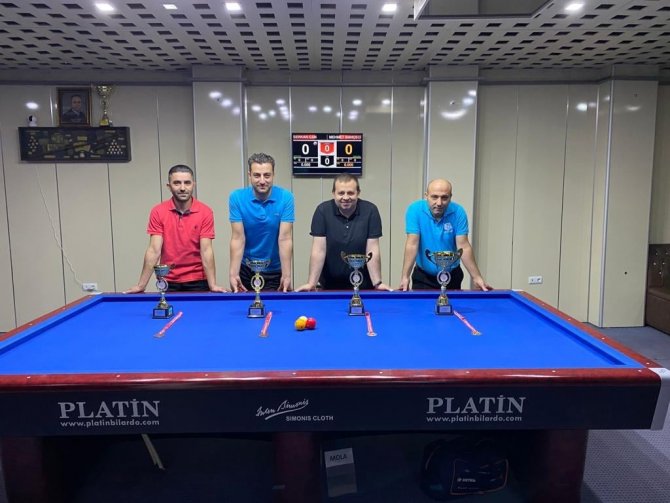 3 Bant Bilardo İ̇l Birinciliği Tamamlandı