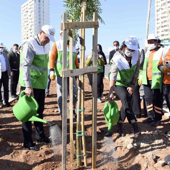 Mersin Büyükşehir Belediyesi, 2021’de Milyonlarca Bitki Dikti