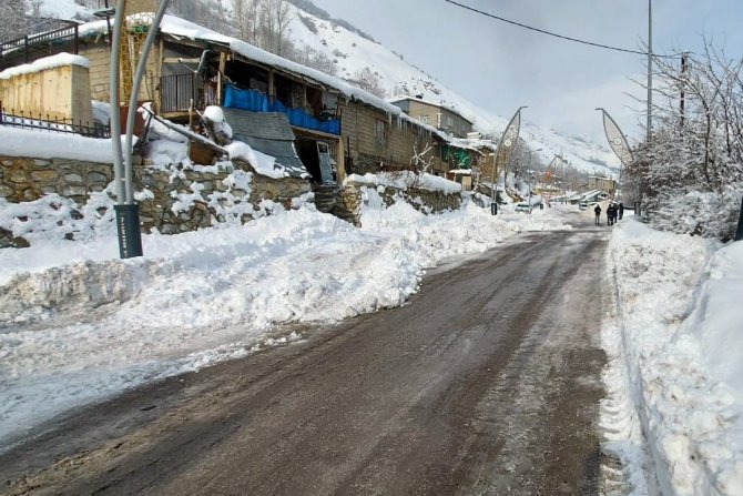 Çatak Belediyesinden Karla Mücadelede Çalışması