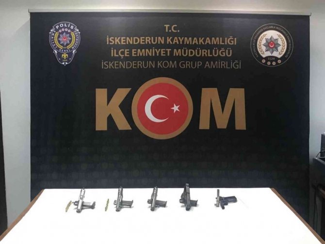 İ̇skenderun’da Silah Kaçakçılığı Operasyonu