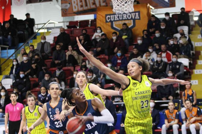 Kadınlar Basketbol Süper Ligi: Çukurova Basketbol: 86 - Çankaya Üniversitesi: 72
