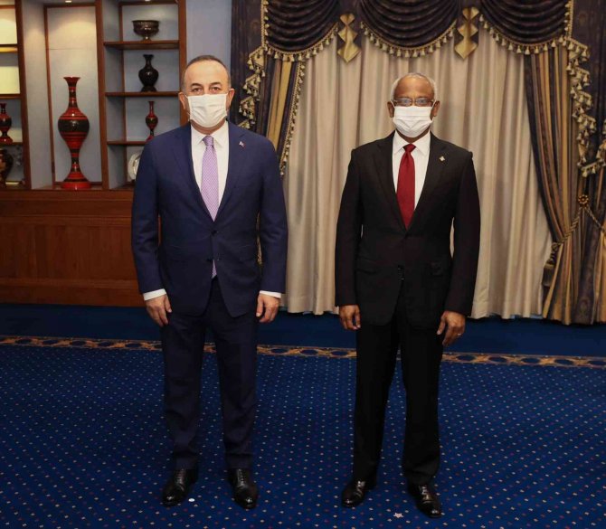 Bakan Çavuşoğlu, Maldivler Cumhurbaşkanı Solih İle Görüştü