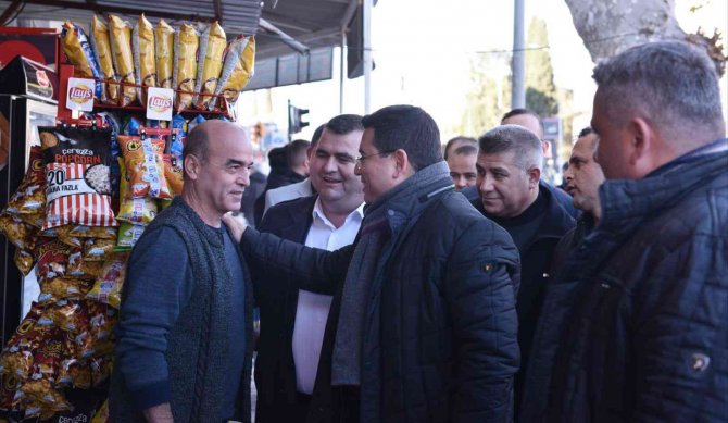 Başkan Tütüncü, Döşemealtı’nda Esnafla Buluştu